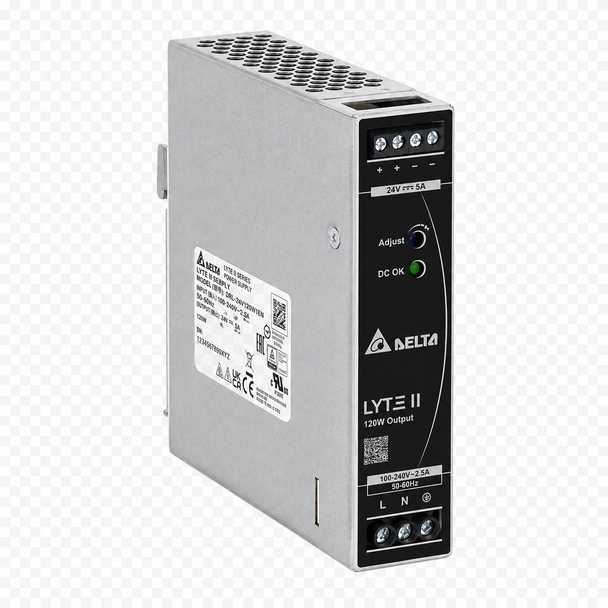 Delta Lyte II - 12V, 120W, aluminum case DRL-12V120W1EN