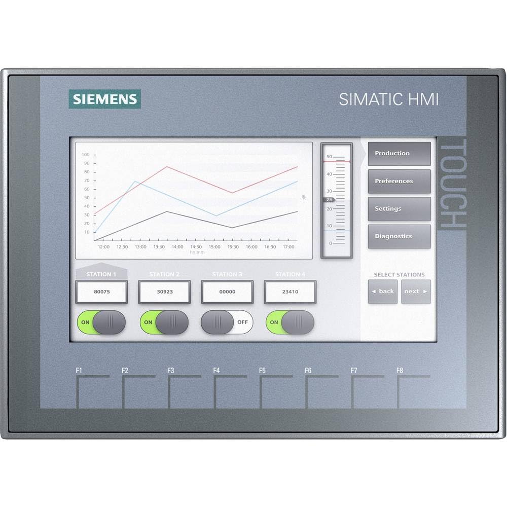 Panel HMI SIMATIC KTP700 Basic, teclas y táctil, pantalla TFT de 7", 65.536 colores, PROFINET