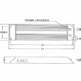 Delta Resistor 1000W 75 Ohm BR1K0W075