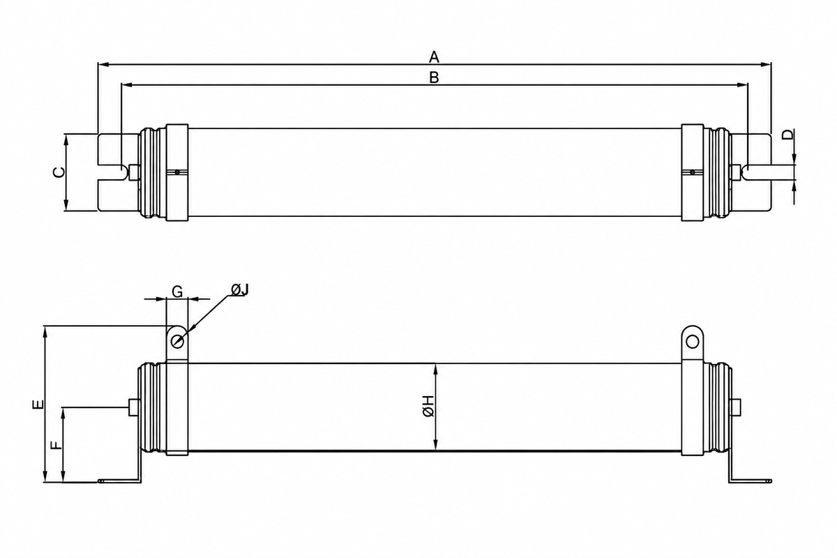 Delta Resistor 1100W 91 Ohm BR1K1W091