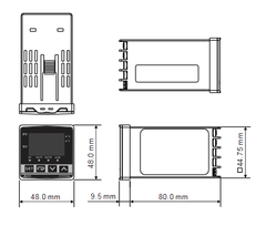 Delta PLC Controller DTB4848CR