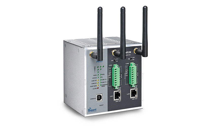 Delta Industrial IEEE 802.11 a/b/g/n Wireless AP/WDS/Client Gateway DVW-W02W2-E2