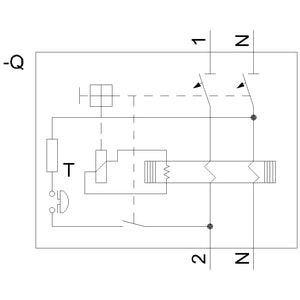Interruptor diferencial (RCCB) SENTRON 5SV3, 2 polos, 25 A, 30 mA, tipo A, con rearme automático