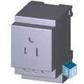 Base de enchufe modular SENTRON 5TE6804 para riel DIN, 2P+T, 15 A / 125 V AC