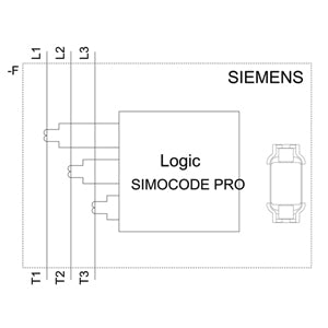 Módulo de medición de corriente SIMOCODE pro 10…100 A (3UF7102-1AA00-0)