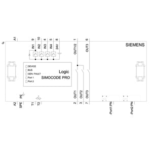 Relé SIMOCODE SIRIUS (3uf7011-1au00-0)