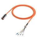 Cable de potencia preconfeccionado 4x1.5, para motor S-1FL6 HI 400V con V70/V90 tamano AA, 10m