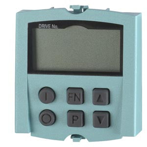 SINAMICS S120 Panel de operador basico BOP20, pantalla de dos lineas, 6 teclas