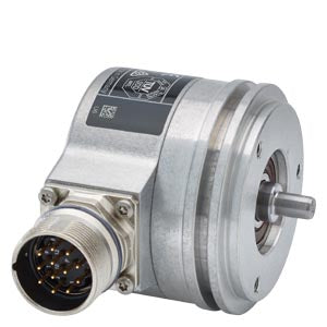 Encoder absoluto multivuelta 25 bits con SSI, 10-30V, brida SynchroFlange, eje 6mm
