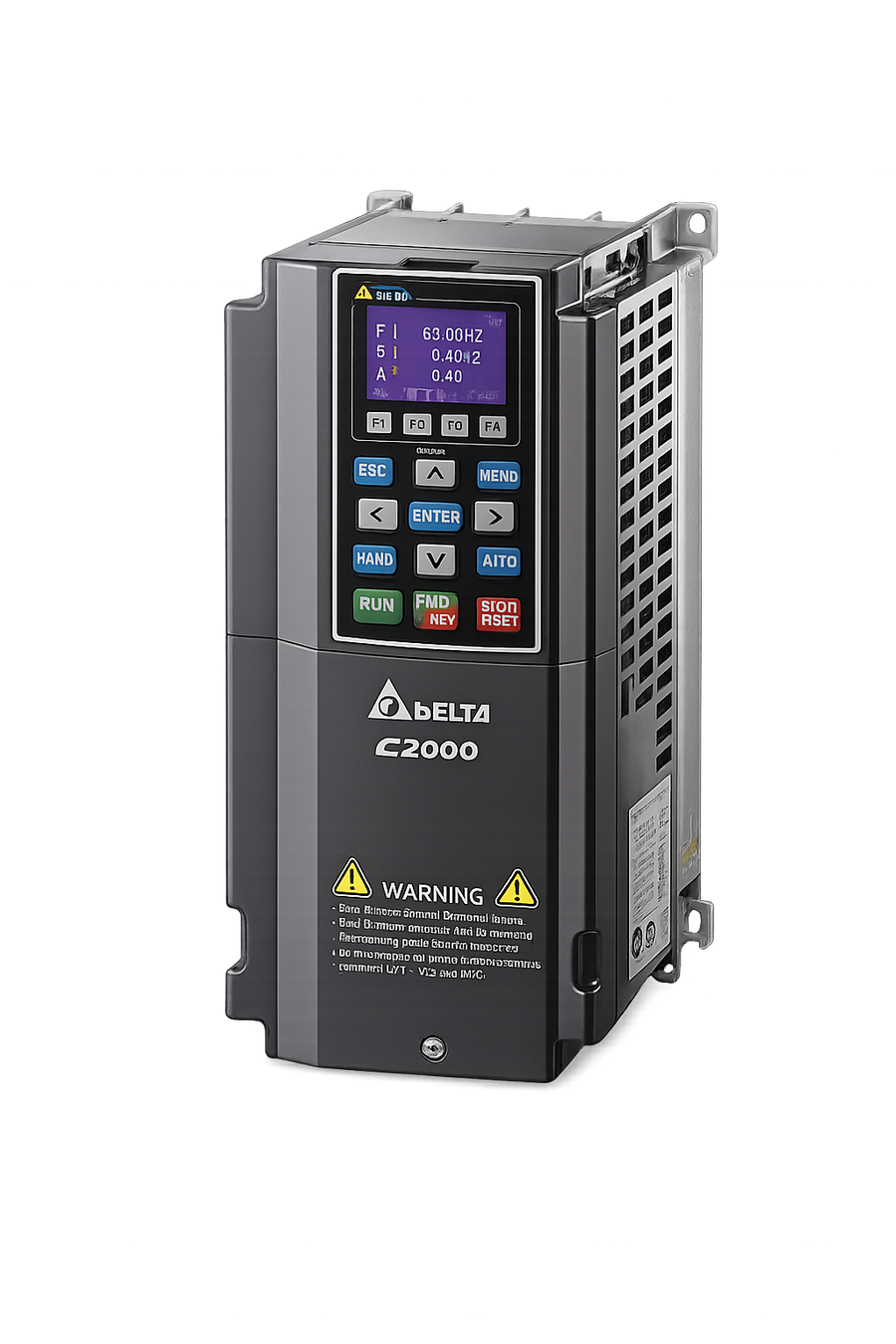 Delta 1HP 380-480V Three-Phase VFD007C43A Frequency Inverter | C2000 Series