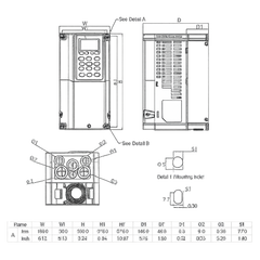 Delta Variable Frequency Drive 2HP 200-240V Three-Phase VFD015C23A-21 | C2000+ Series
