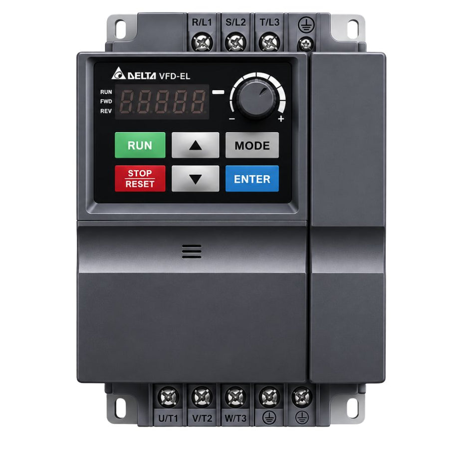 Variador de Frecuencia Delta 0.25HP 200-240V Monofásico VFD002EL21W-1