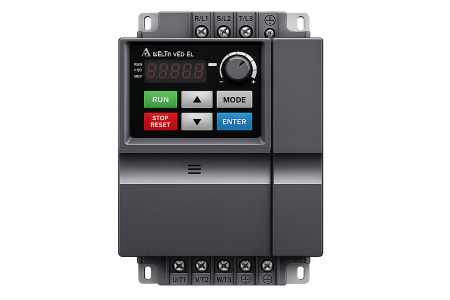 Variador de Frecuencia Delta 5.5HP 380-480V Trifásico VFD040EL43W-1