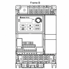 Variador de Frecuencia Delta 3HP 380-480V Trifásico VFD022EL43W-1