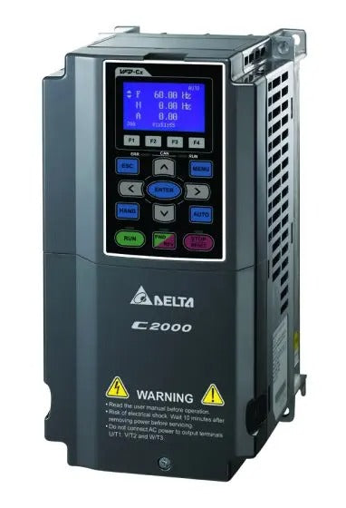 Variador de Frecuencia Delta 5.5HP 380-480V Trifásico VFD040C43A | Serie C2000
