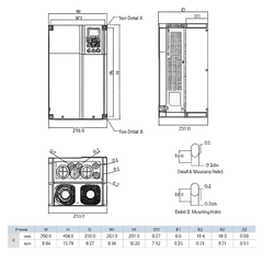 Delta 20HP 200-240V Three-Phase VFD VFD150C23A-21 | C2000+ Series