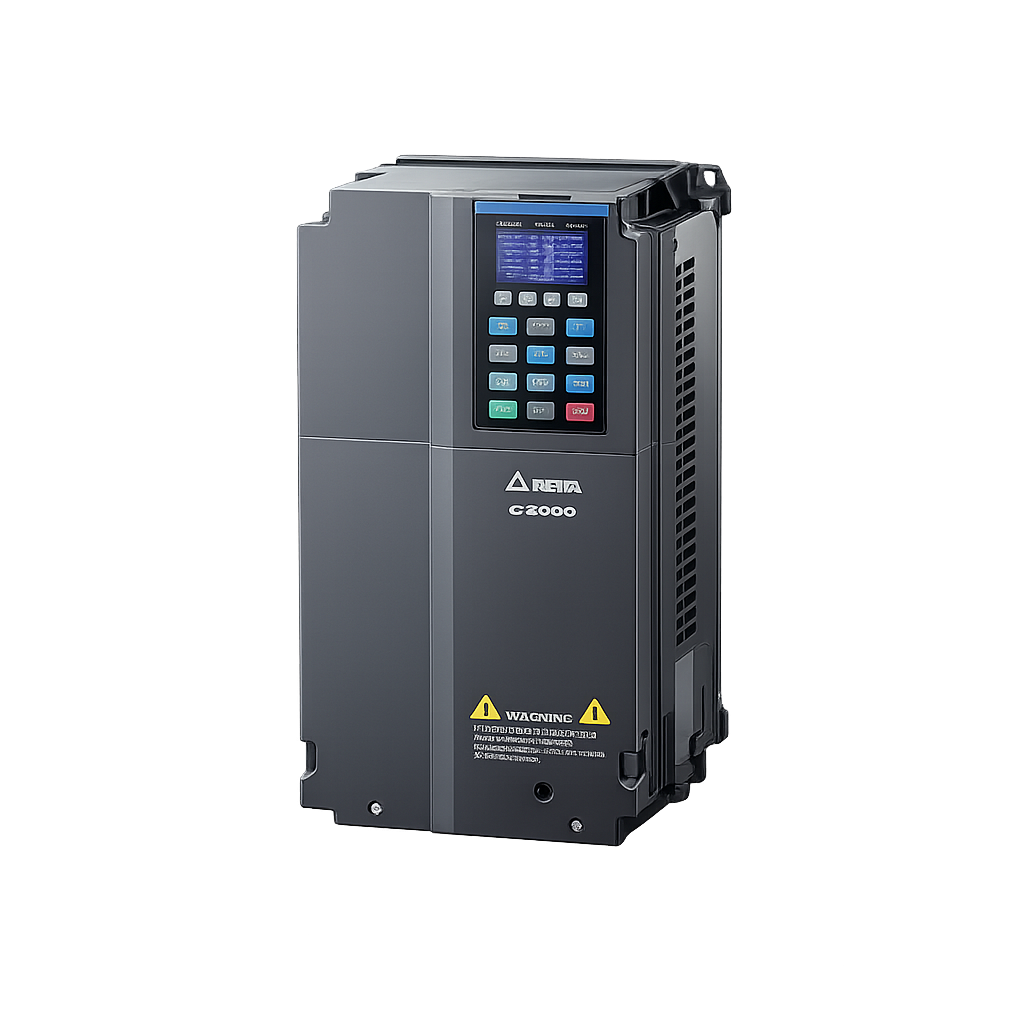 Delta 25HP 200-240V Three-Phase VFD185C23A-21 Frequency Inverter | C2000+ Series
