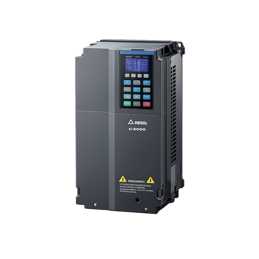 Delta 25HP 200-240V Three-Phase VFD185C23A-21 Frequency Inverter | C2000+ Series