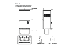 Variador de Frecuencia Delta 300HP 380-480V Trifásico VFD2200C43A | Serie C2000