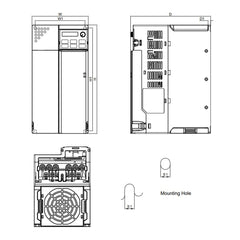 Delta 15HP 380-480V Three-Phase VFD VFD25AMS43ANSAA