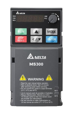 Delta 0.5HP 100-120V Single-Phase Variable Frequency Drive VFD2A5MS11ANSAA