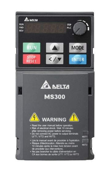 Delta VFD 1HP 380-480V Three-Phase VFD2A7MS43MNSAA
