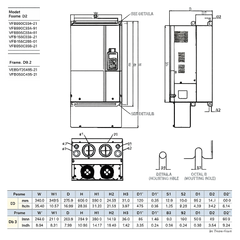 Delta 40HP 200-240V Three-Phase VFD300C23A-21 Variable Frequency Drive | C2000+ Series