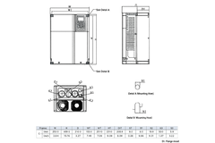 Variador de Frecuencia Delta 40HP 380-480V Trifásico VFD300C43A-21 | Serie C2000+