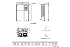 Variador de Frecuencia Delta 40HP 380-480V Trifásico VFD300C4EA-21 | Serie C2000+