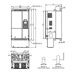 Delta 60HP 380-480V Three-Phase VFD VFD450CP43S-21 | C2000+ Series