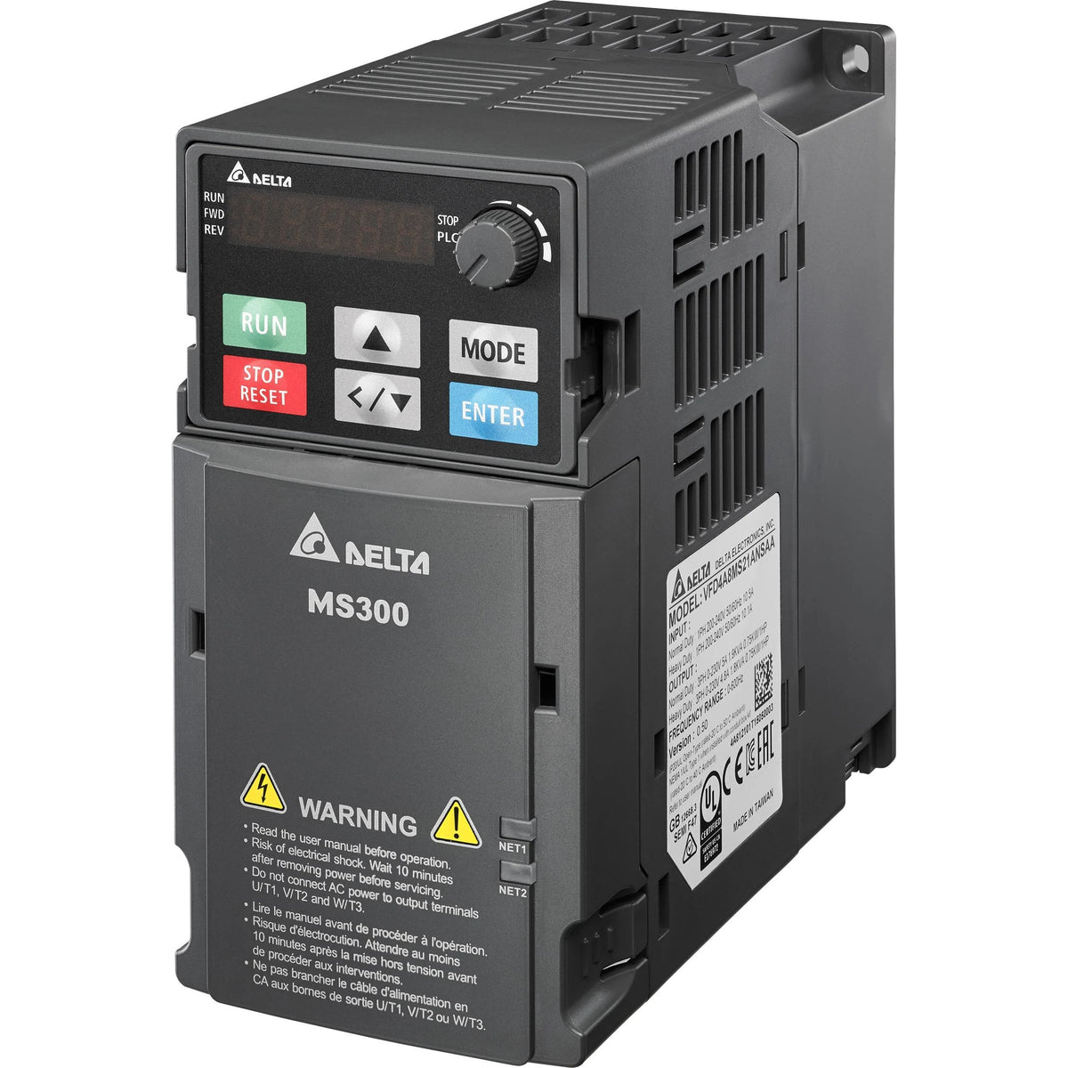 Delta VFD 2HP 200-240V Single-Phase VFD7A5MS21MFSAA