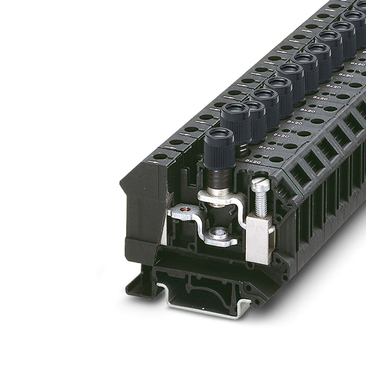 UK 10-DREHSI/K (5X25) - Bornera modular con portafusible