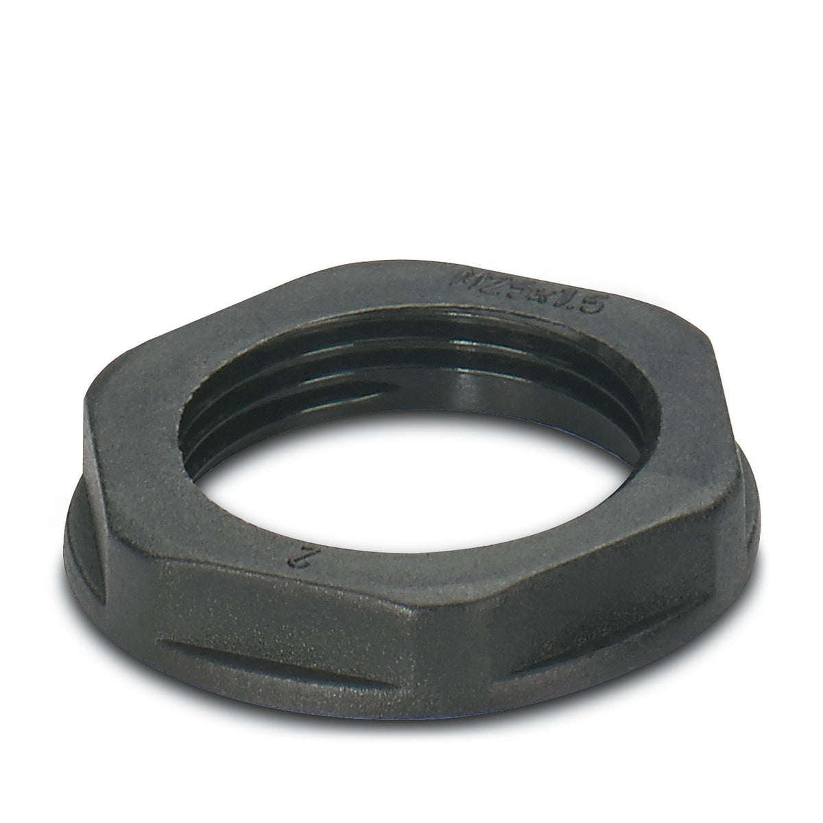 A-INL-M25-P-BK - Contratuerca, material: PA, para roscas m25 x 1,5, color: negro