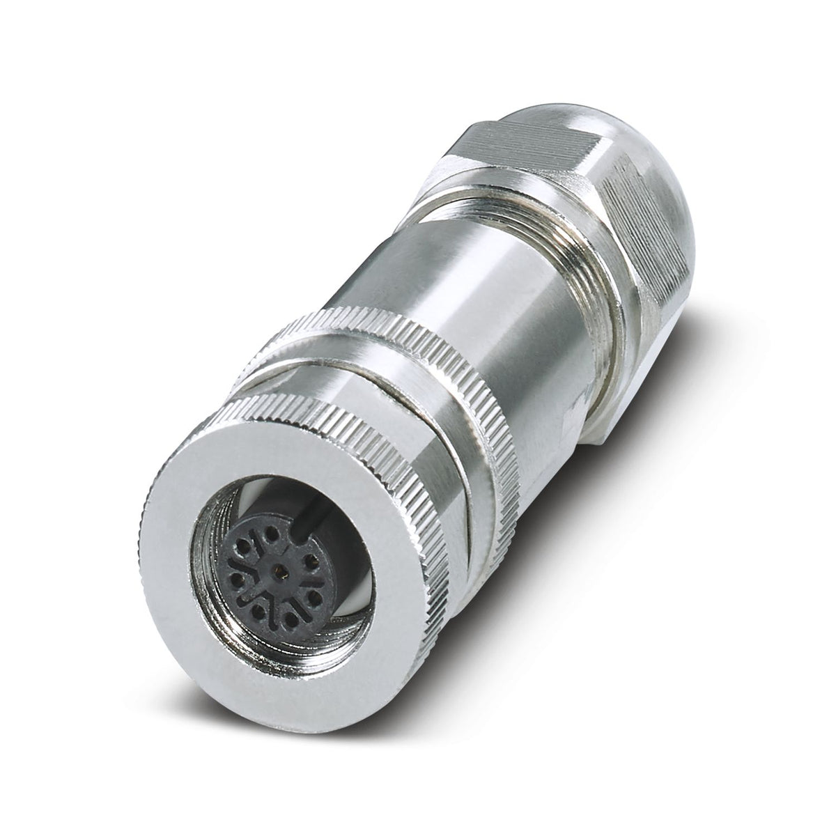 SACC-M12FS-8CON-PG 9-SH - Conector, universal, 8-polos, apantallado, hembra de conexión recto...