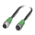 SAC-4P-M12MS/ 2,0-PUR/M12FS - Cable para sensores/actuadores