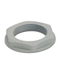RAL 7001 A-INL-M32-P-GY - Contratuerca, material: PA, para roscas m32 x 1,5, color: gris plata