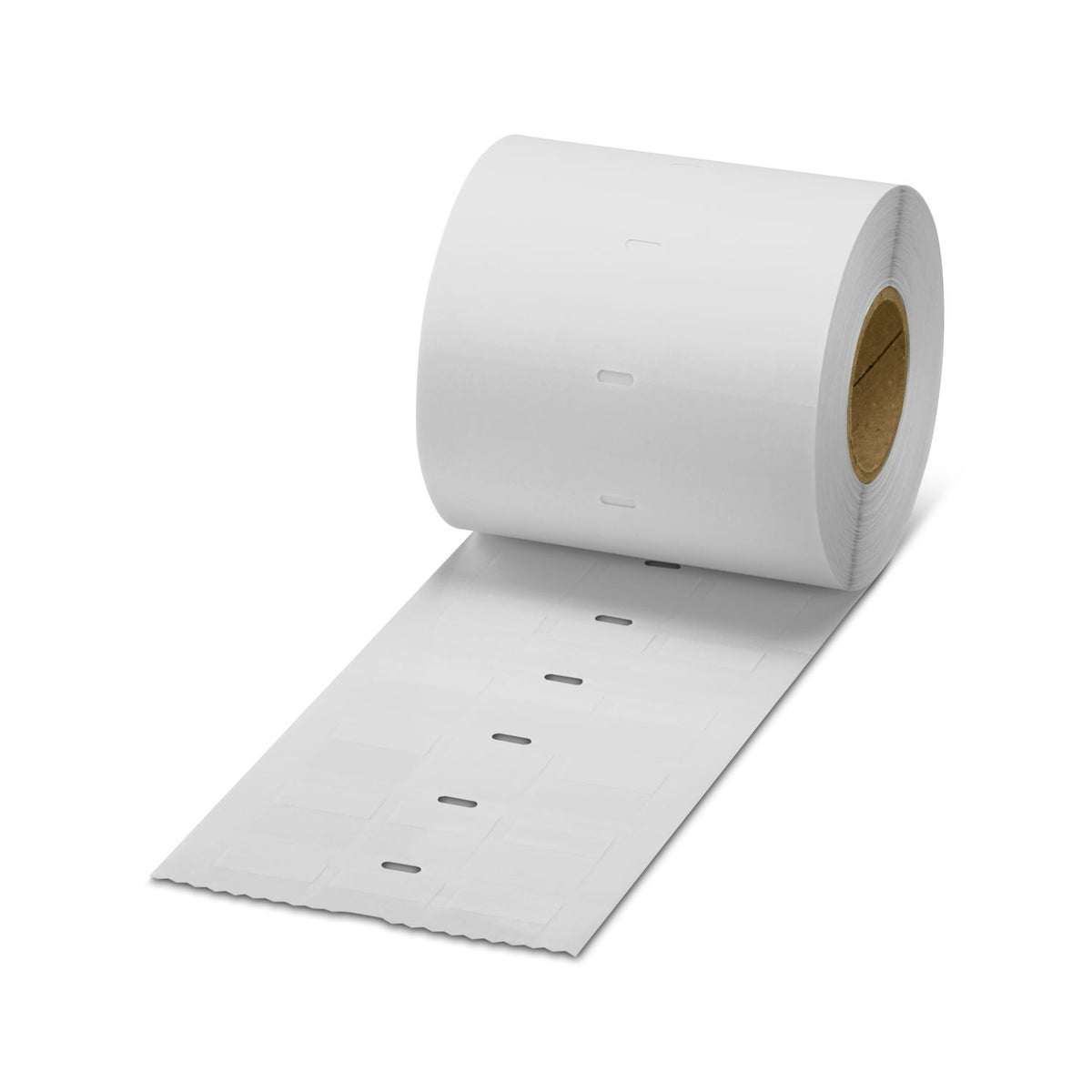 WML 5 (25X10)R - Etiqueta de marcador de cables, rollo, blanco, sin rotular