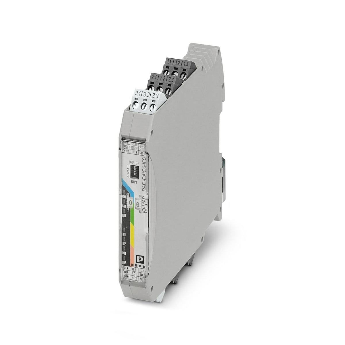 RAD-DAIO 6-IFS Radioline: módulo de ampliación de e/s, 2 entradas y salidas digitales (0 ... 250...