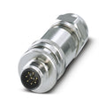 SACC-M12MS-8CON-PG 9-SH - Conector, universal, 8-polos, apantallado, conector macho recto m12,...