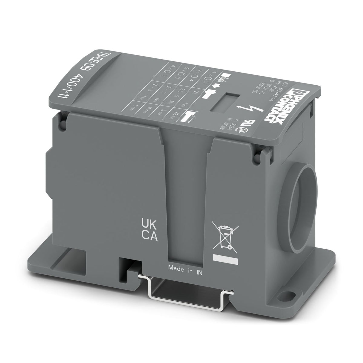 TB-EE-DB 400/1+11 - Bloque de distribución