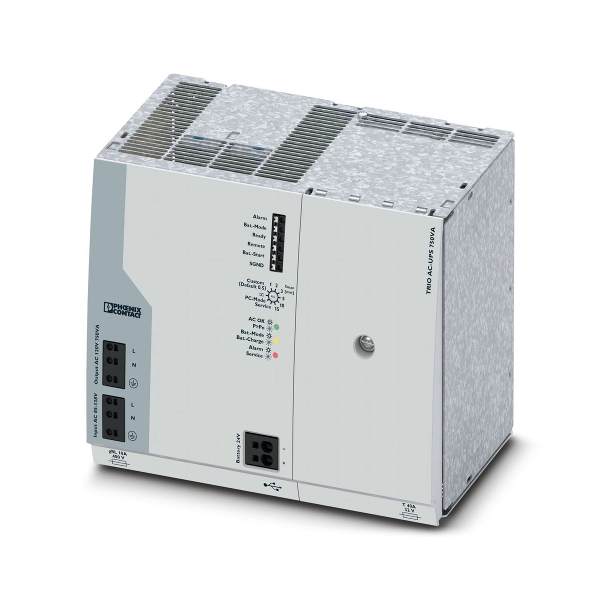 TRIO-UPS-2G/1AC/1AC/120V/750VA - Sistema de alimentación ininterrumpida