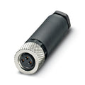 SACC-M 8FS-3CON-M-SW - Conector, universal, 3-polos, hembra de conexión recto m8, codificado A,...