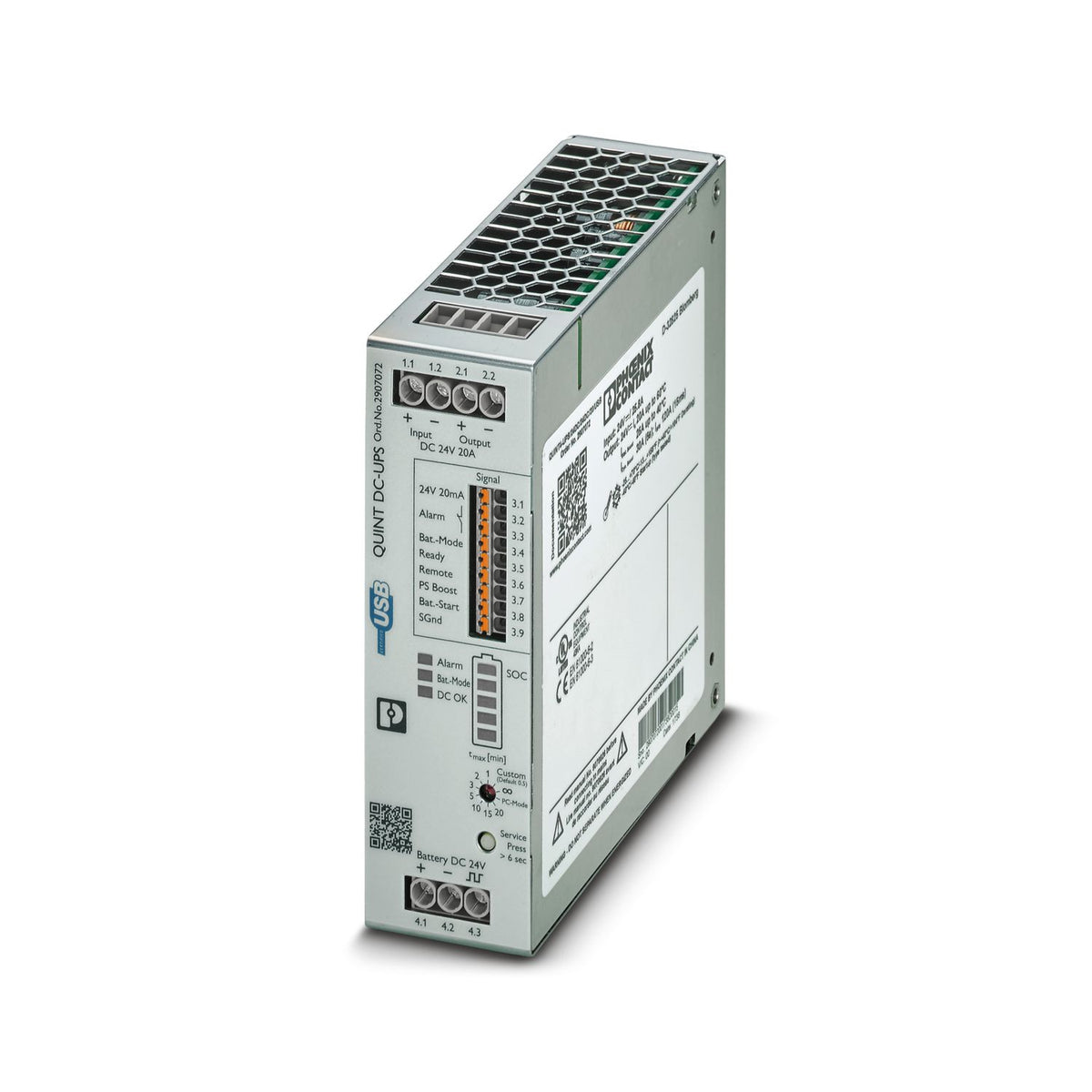 QUINT4-UPS/24DC/24DC/20/USB - Sistema de alimentación ininterrumpida