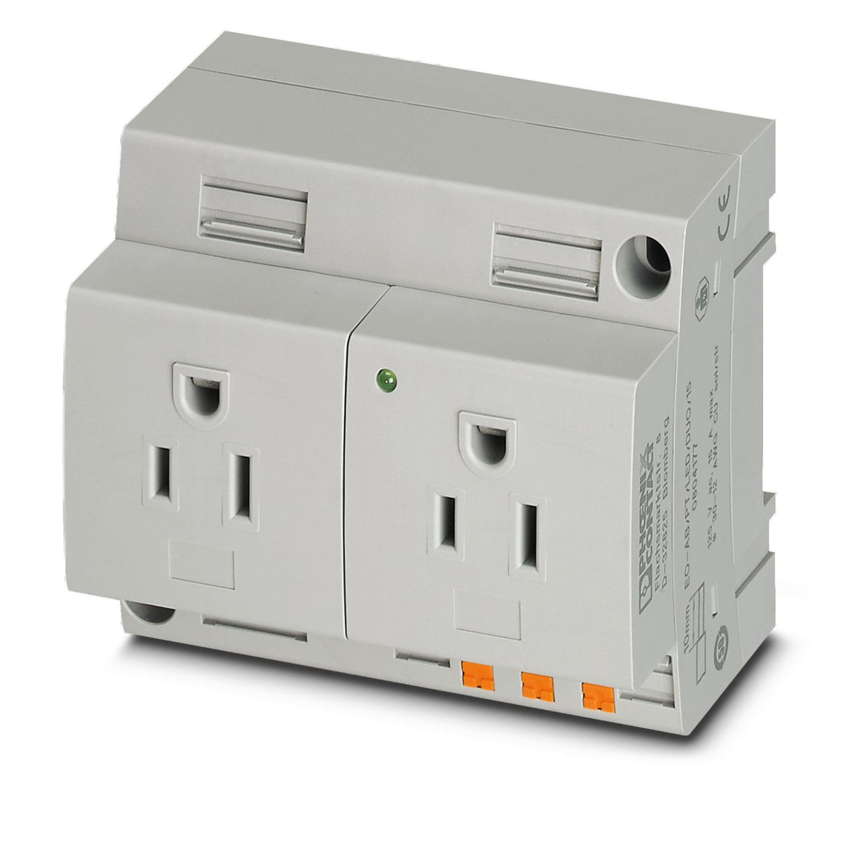 EO-AB/PT/LED/DUO/15 - Toma de corriente doble