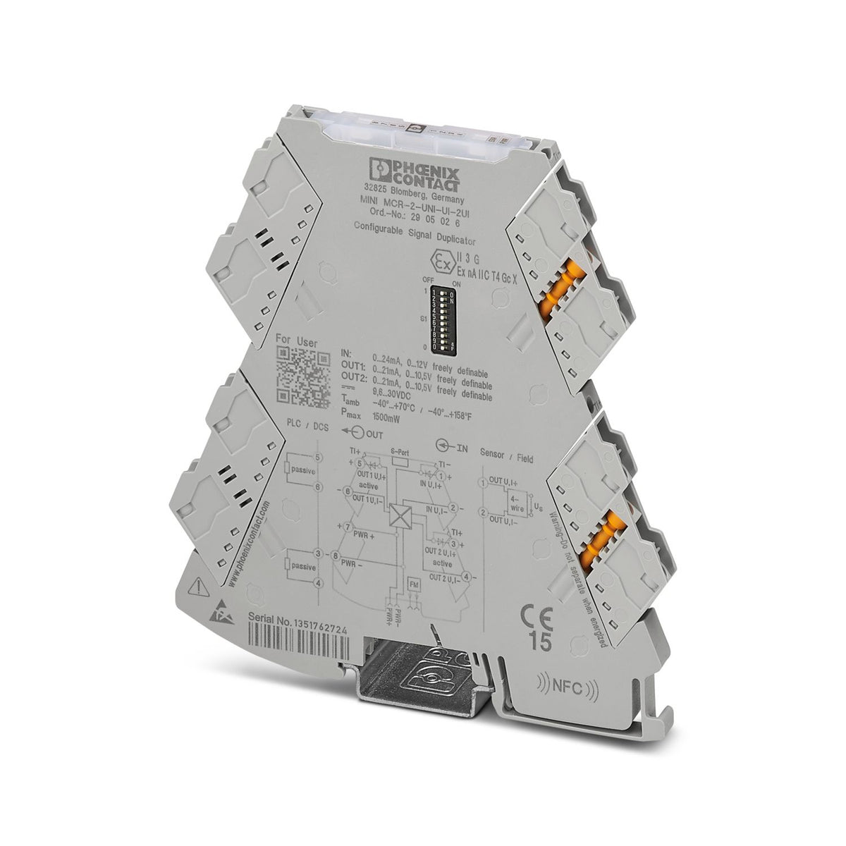 MINI MCR-2-UNI-UI-2UI - Duplicador de señales