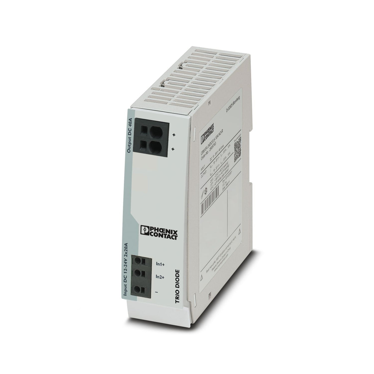 TRIO2-DIODE/12-24DC/2X20/1X40 - Módulo de redundancia