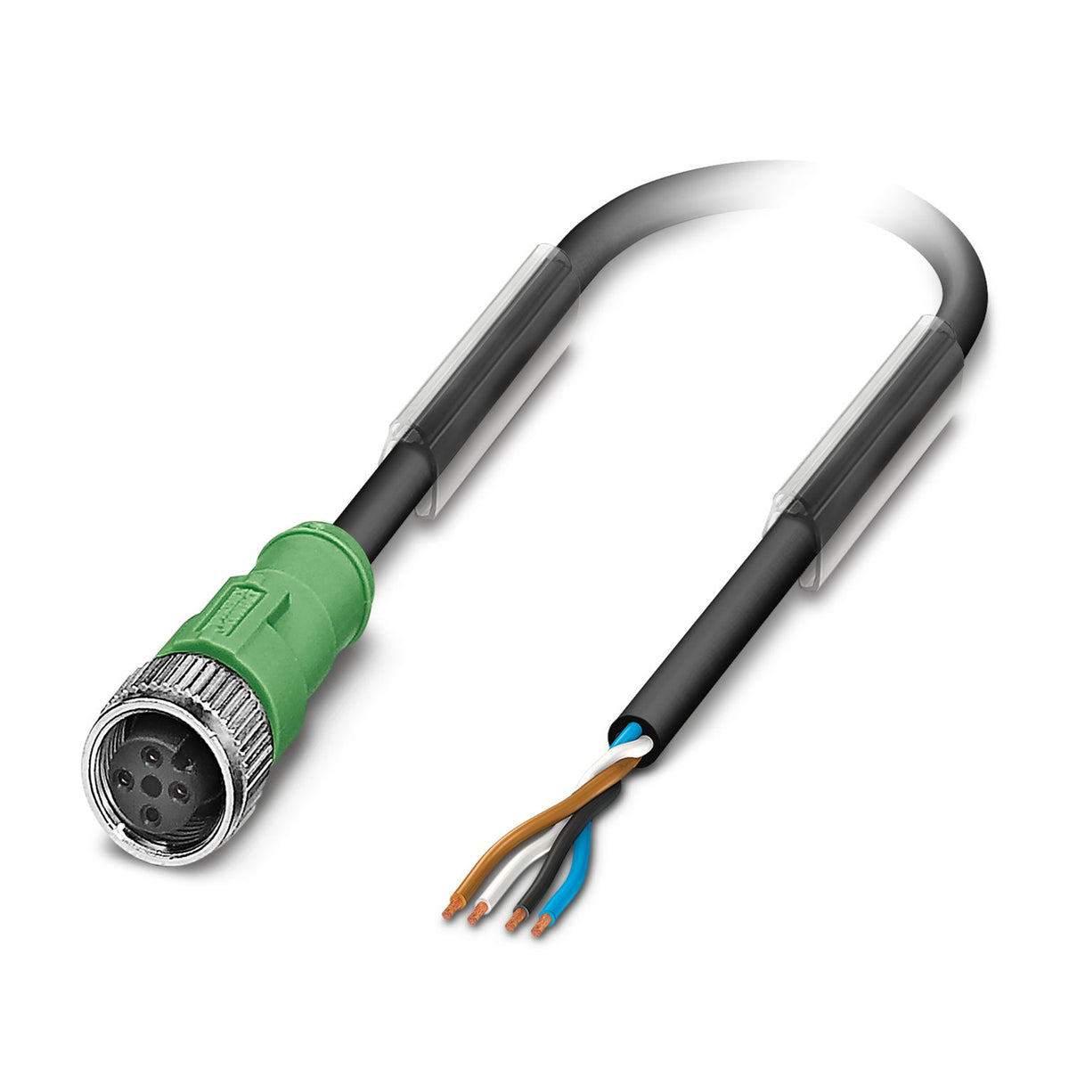 SAC-4P- 3,0-PUR/M12FS - Cable para sensores/actuadores