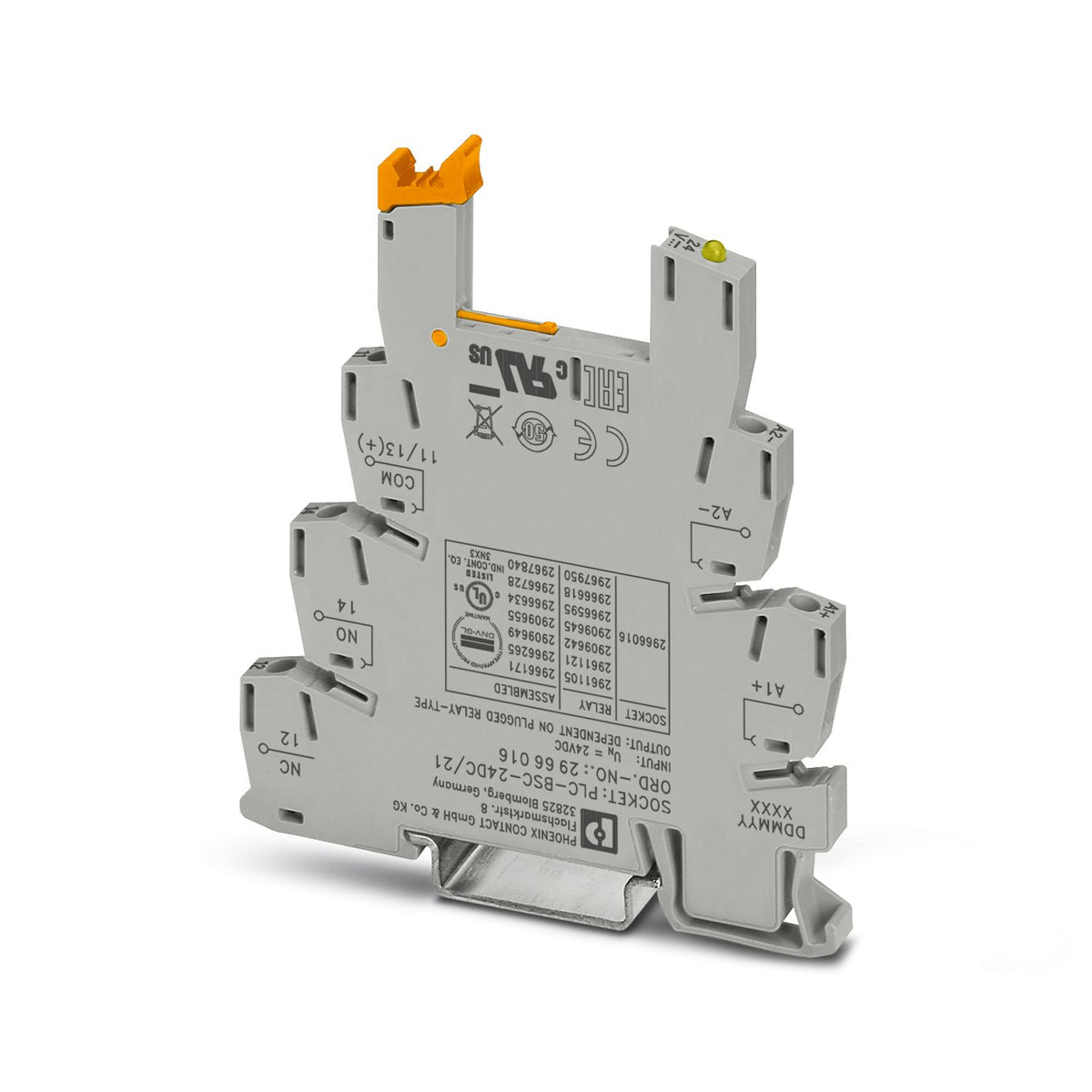 PLC-BSC- 24DC/21 - Zócalo de relé