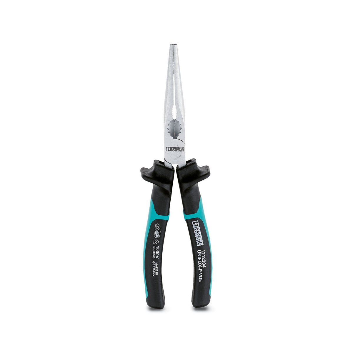 UNIFOX-P VDE - Tenazas de punta con cortante, superficie agarre estriada, homolog. VDE 1000 V...