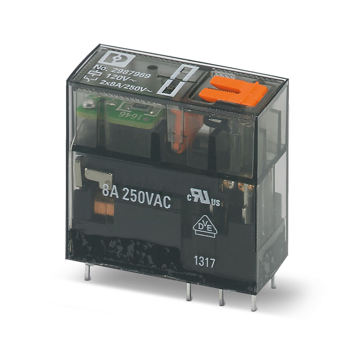 REL-MR-120AC/21-21/MS - Relé individual
